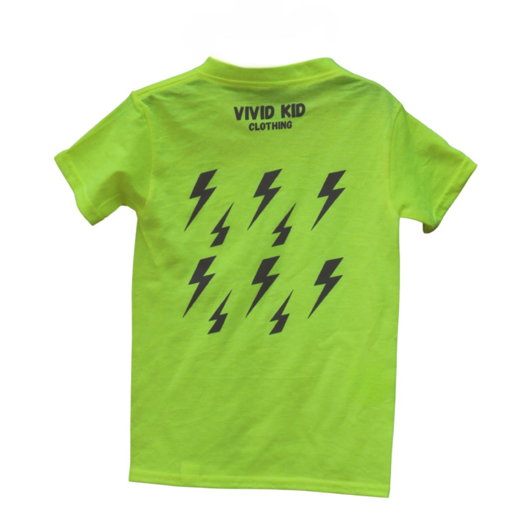 Kids Reflective Hi Vis Shirt - Lightning Safe Tee