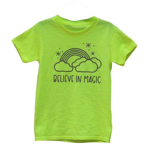 Kids Reflective Hi Vis Shirt - Rainbow Magic Safe Tee